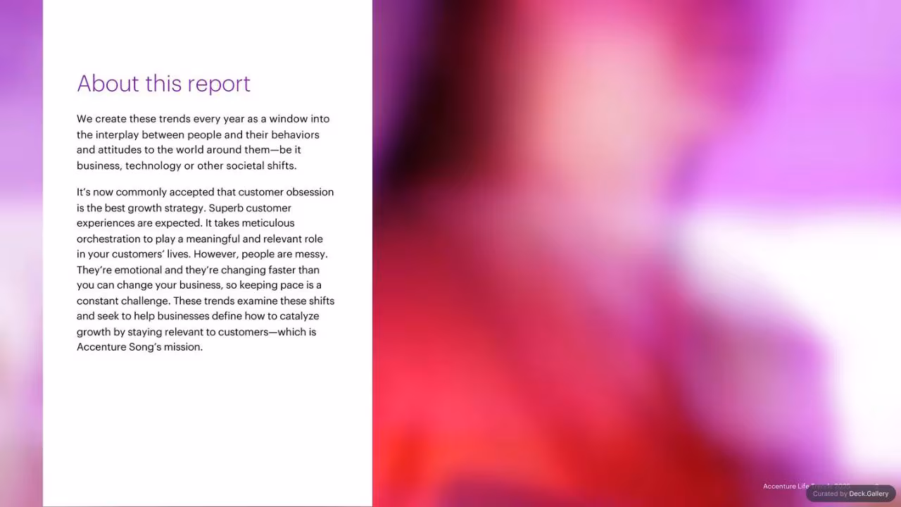 Accenture Life Trends 2025, slide 2