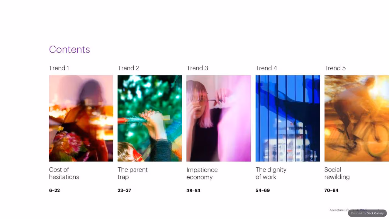 Accenture Life Trends 2025, slide 5