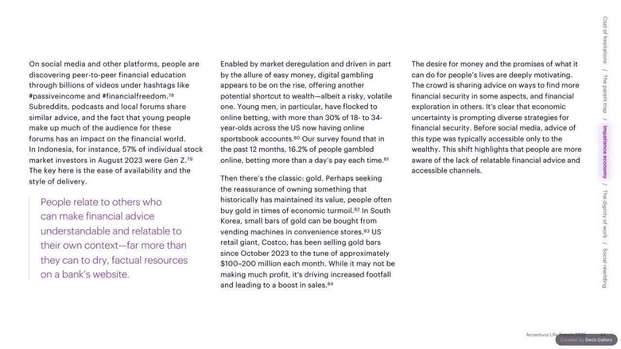 Accenture Life Trends 2025, slide 44