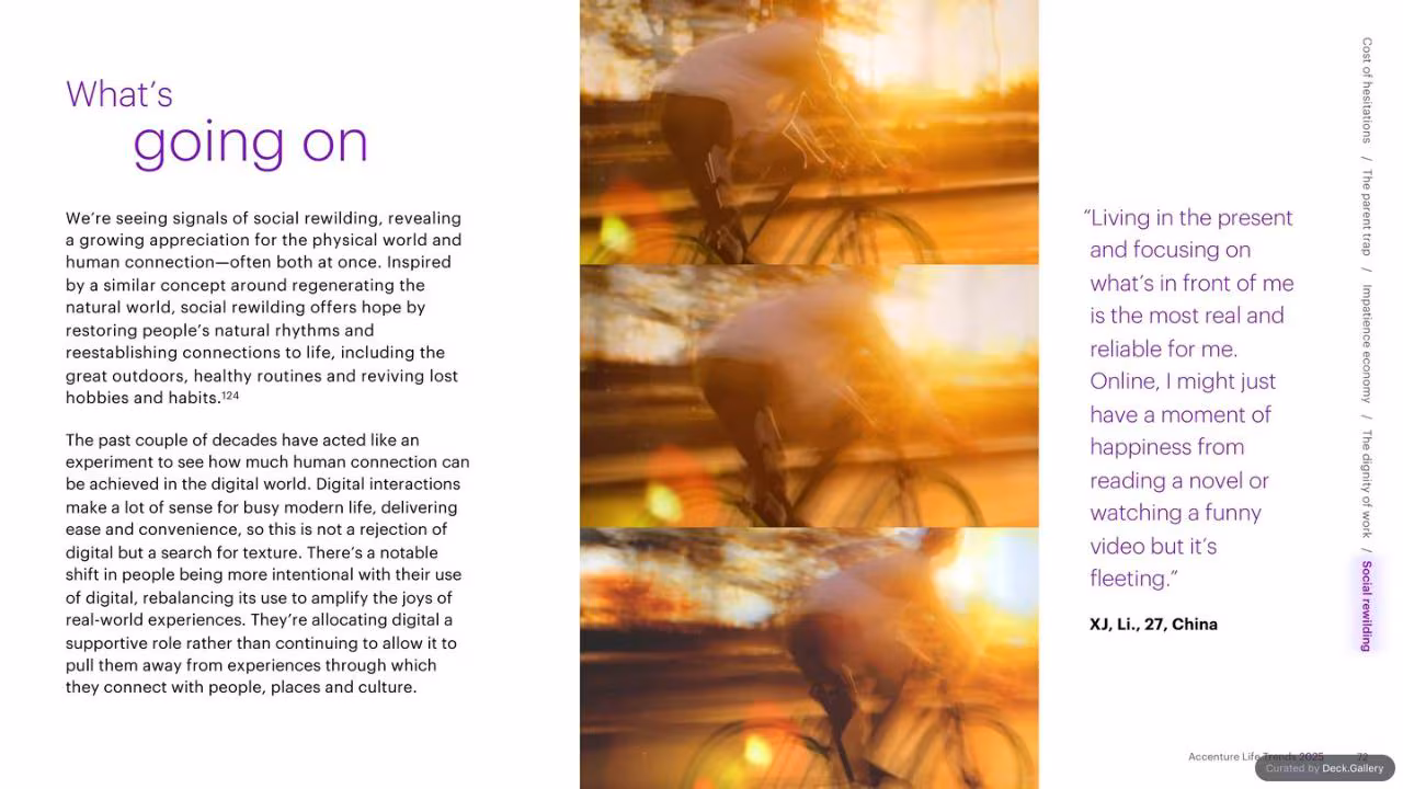 Accenture Life Trends 2025, slide 72