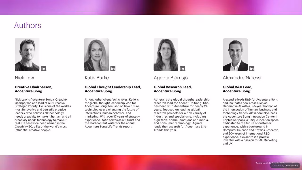 Accenture Life Trends 2025, slide 87