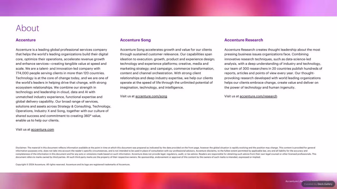 Accenture Life Trends 2025, slide 93