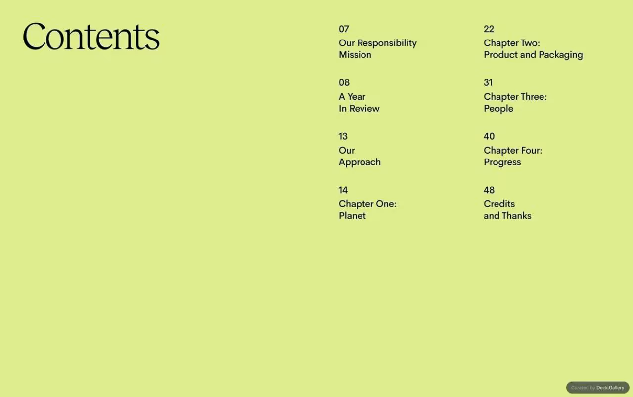 Ace & Tate Responsibility Report 2020, slide 6