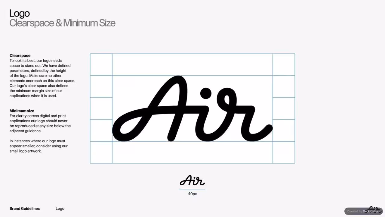 Air Brand Guidelines 2025, slide 9