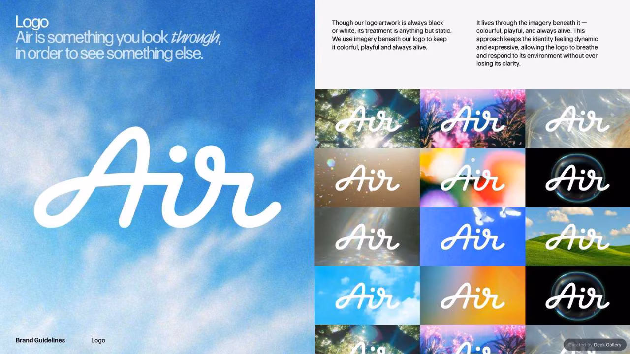 Air Brand Guidelines 2025, slide 11