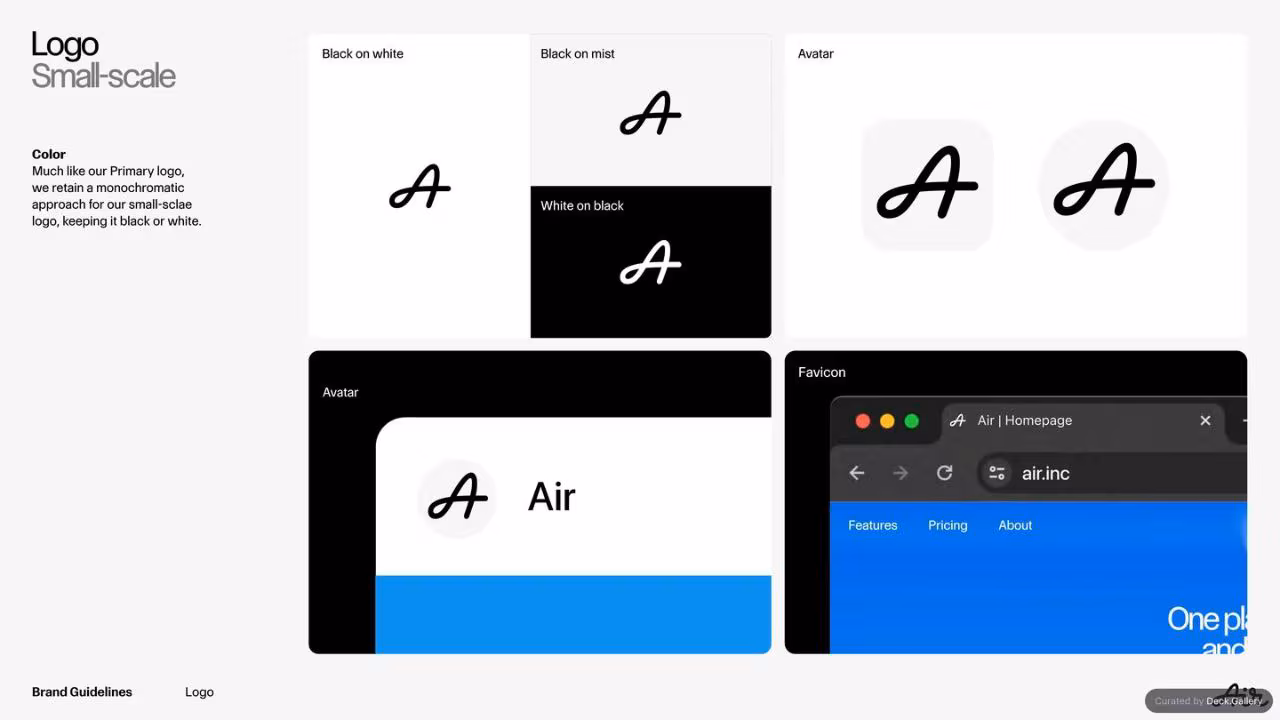 Air Brand Guidelines 2025, slide 12