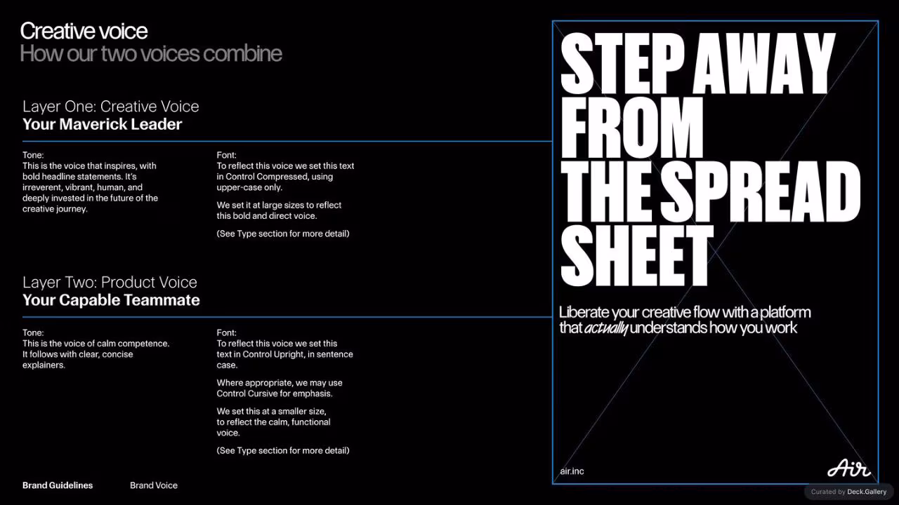 Air Brand Guidelines 2025, page 19
