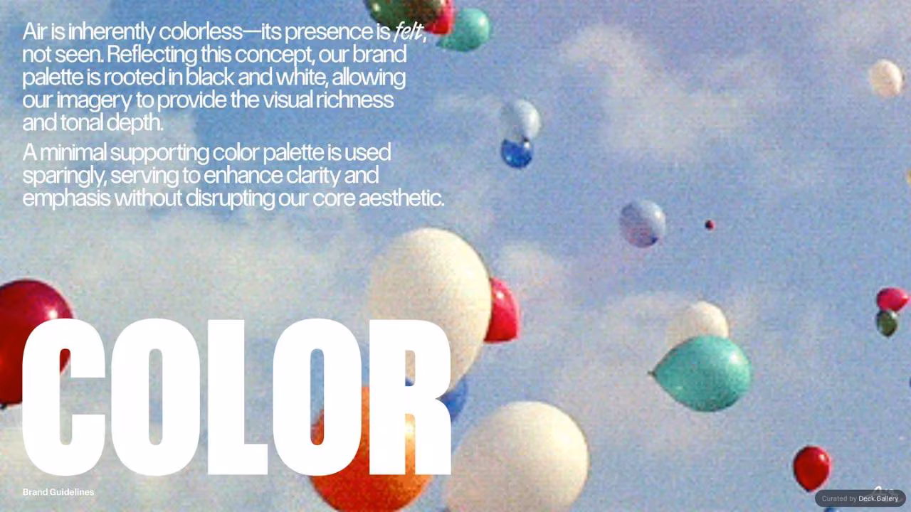 Air Brand Guidelines 2025, slide 41