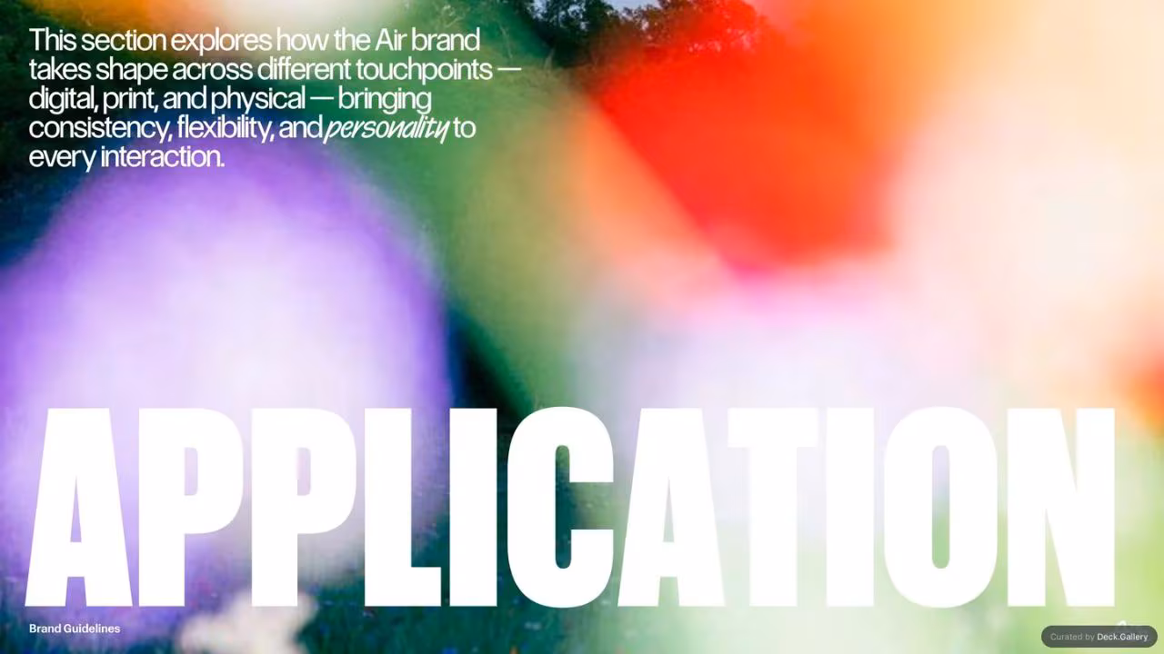 Air Brand Guidelines 2025, slide 49