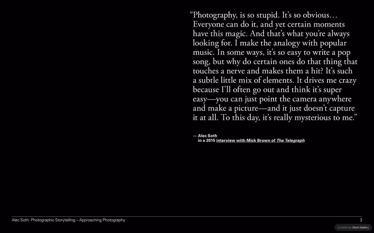 Alec Soth: Photographic Storytelling, slide 3