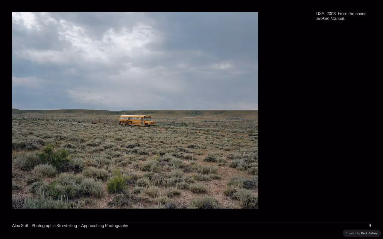 Alec Soth: Photographic Storytelling, page 9