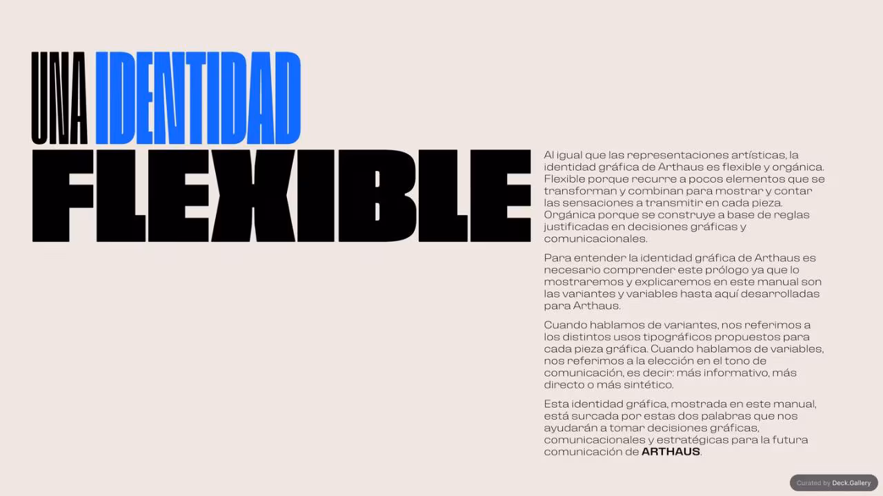 ARTHAUS Brand Guidelines 2022, slide 2