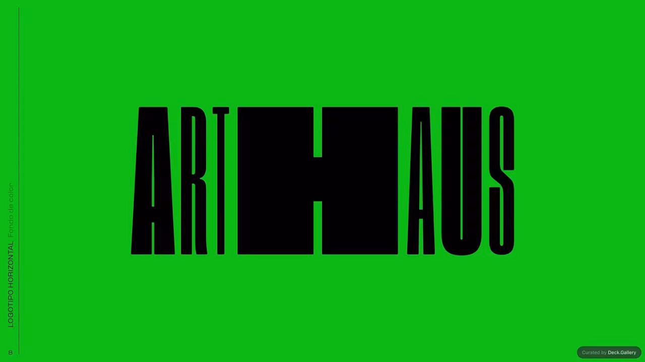 ARTHAUS Brand Guidelines 2022, slide 9