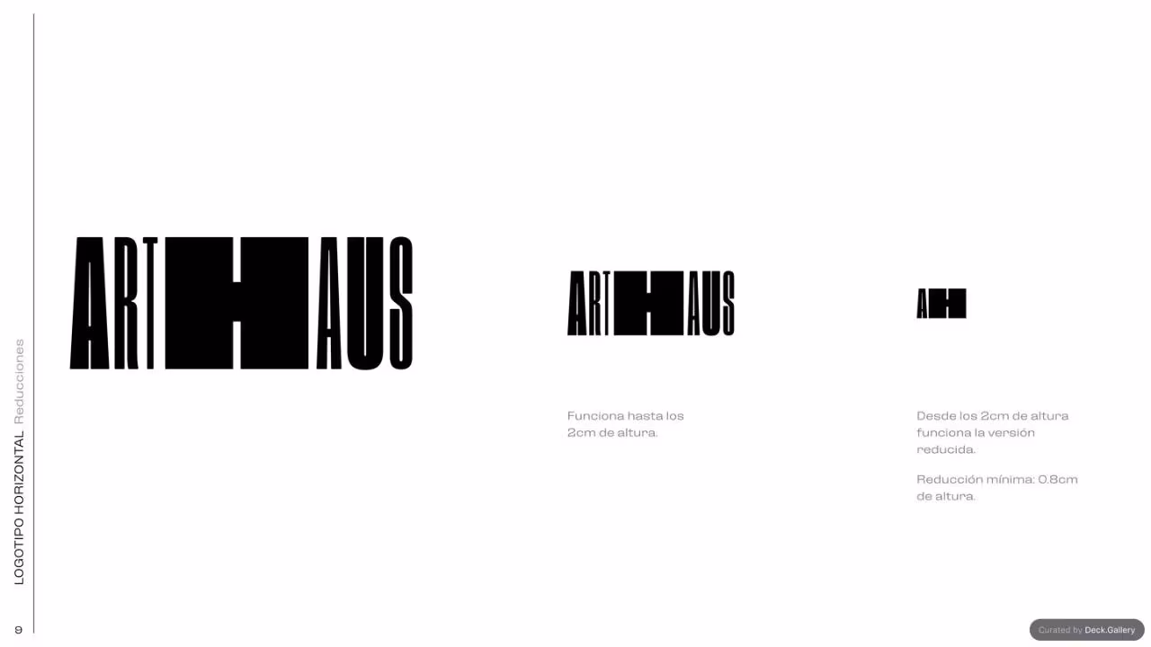 ARTHAUS Brand Guidelines 2022, slide 10