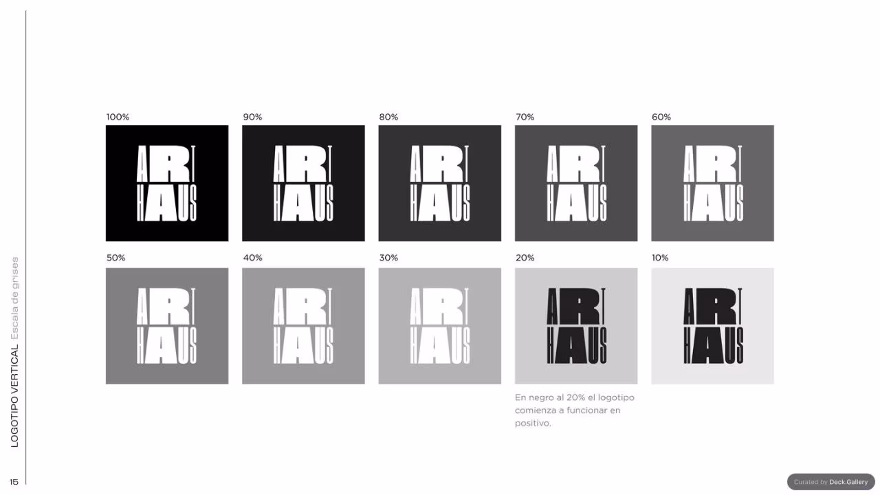 ARTHAUS Brand Guidelines 2022, slide 16