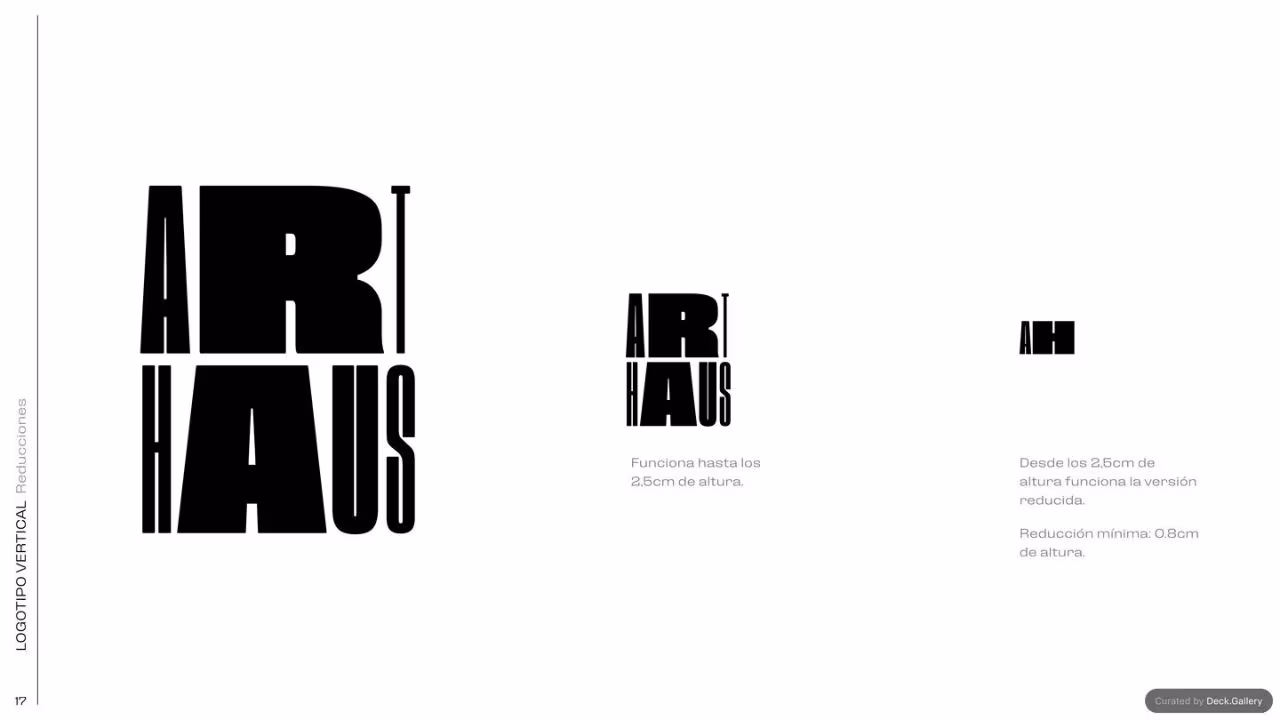ARTHAUS Brand Guidelines 2022, slide 18