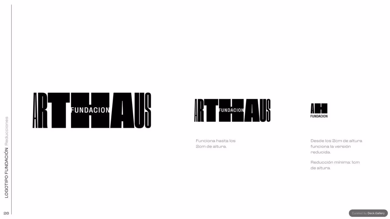ARTHAUS Brand Guidelines 2022, page 27