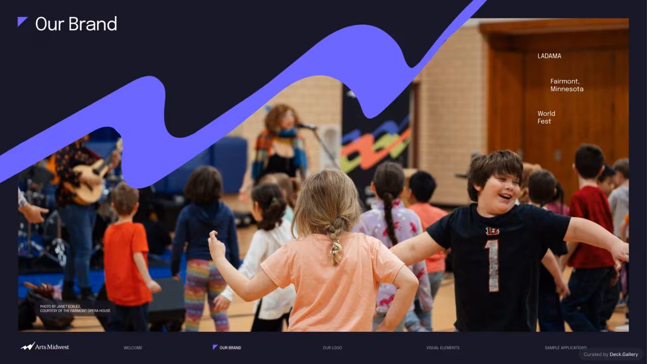 Arts Midwest Brand Guidelines 2025, slide 5