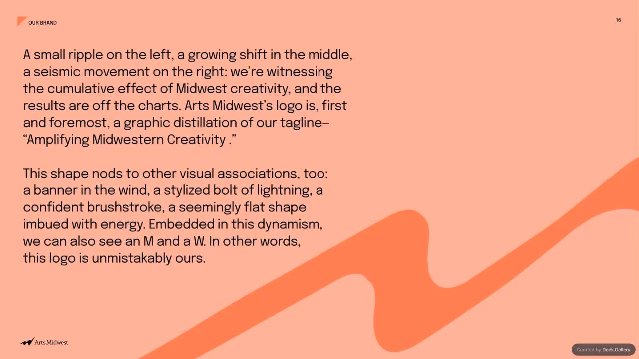 Arts Midwest Brand Guidelines 2025, slide 16