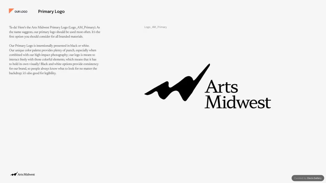 Arts Midwest Brand Guidelines 2025, slide 17