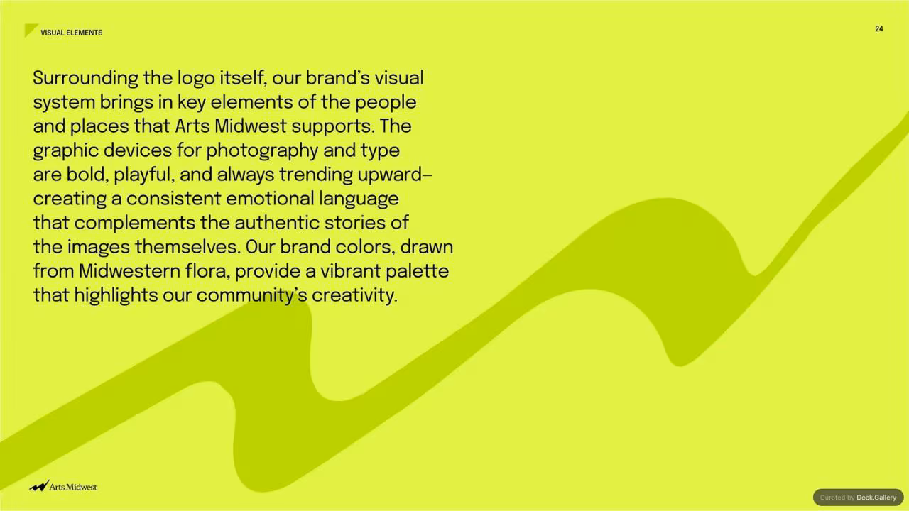 Arts Midwest Brand Guidelines 2025, slide 24