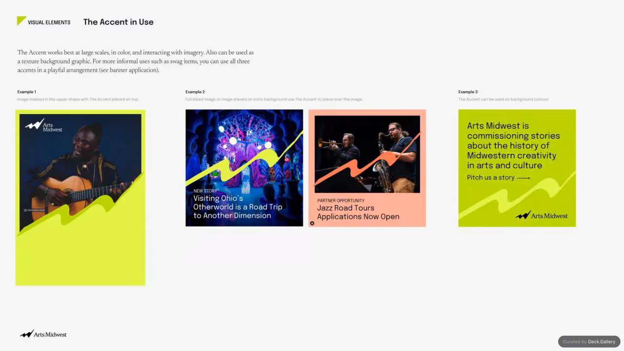 Arts Midwest Brand Guidelines 2025, slide 31