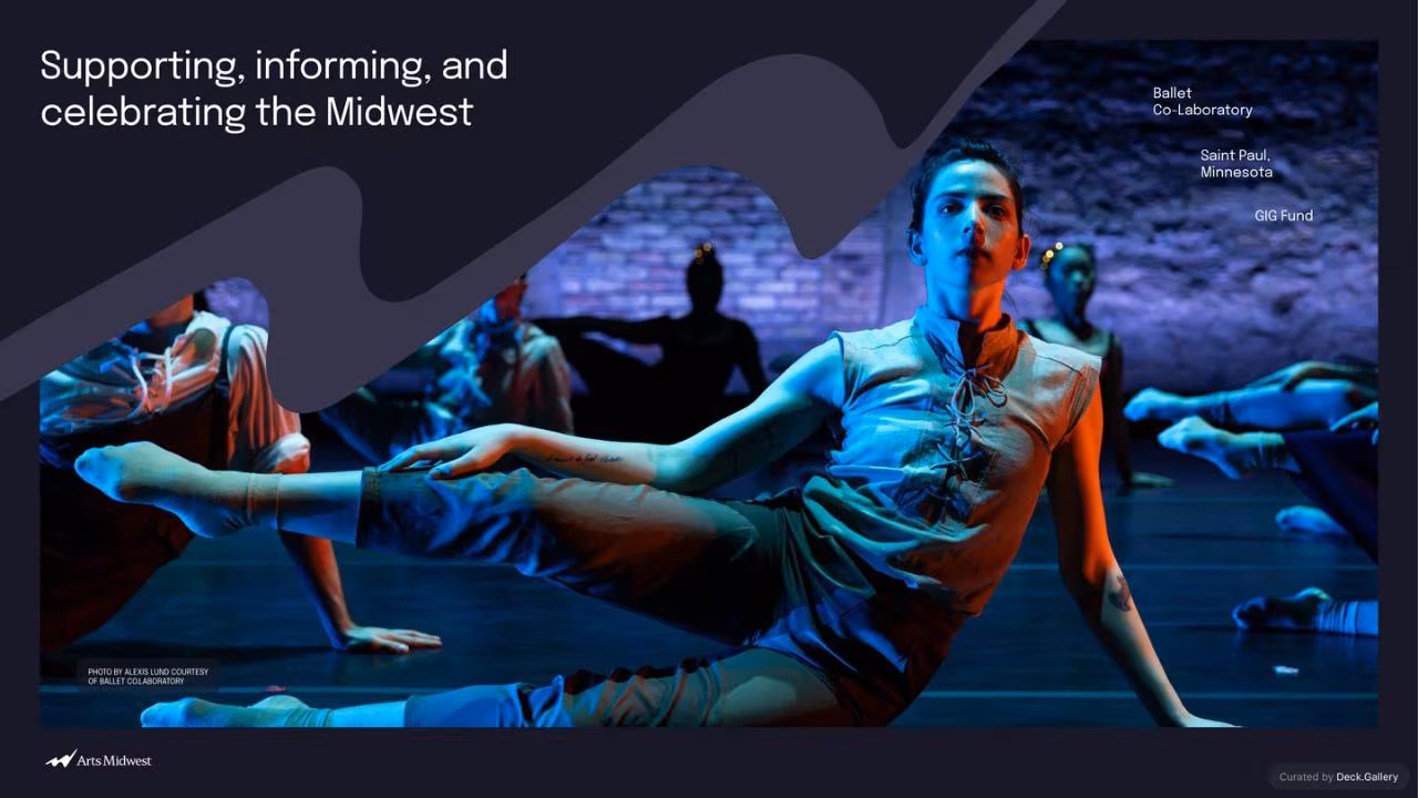 Arts Midwest Brand Guidelines 2025, slide 33