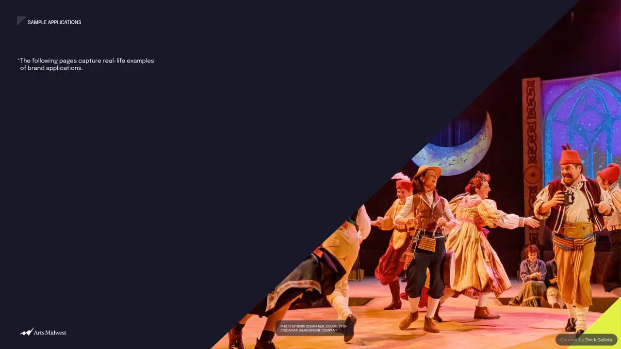 Arts Midwest Brand Guidelines 2025, slide 36