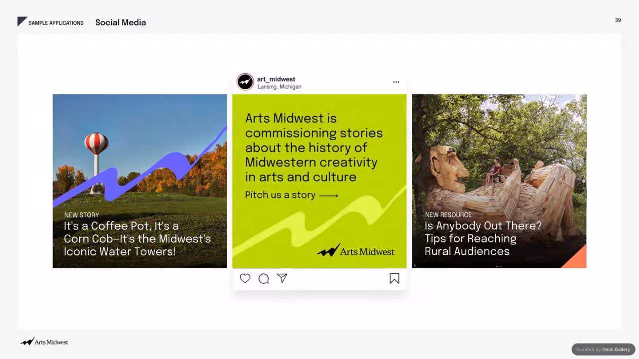 Arts Midwest Brand Guidelines 2025, slide 39