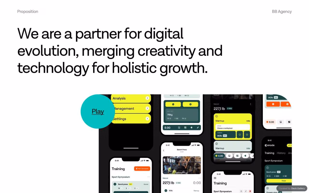 BB Agency Company Deck, slide 4
