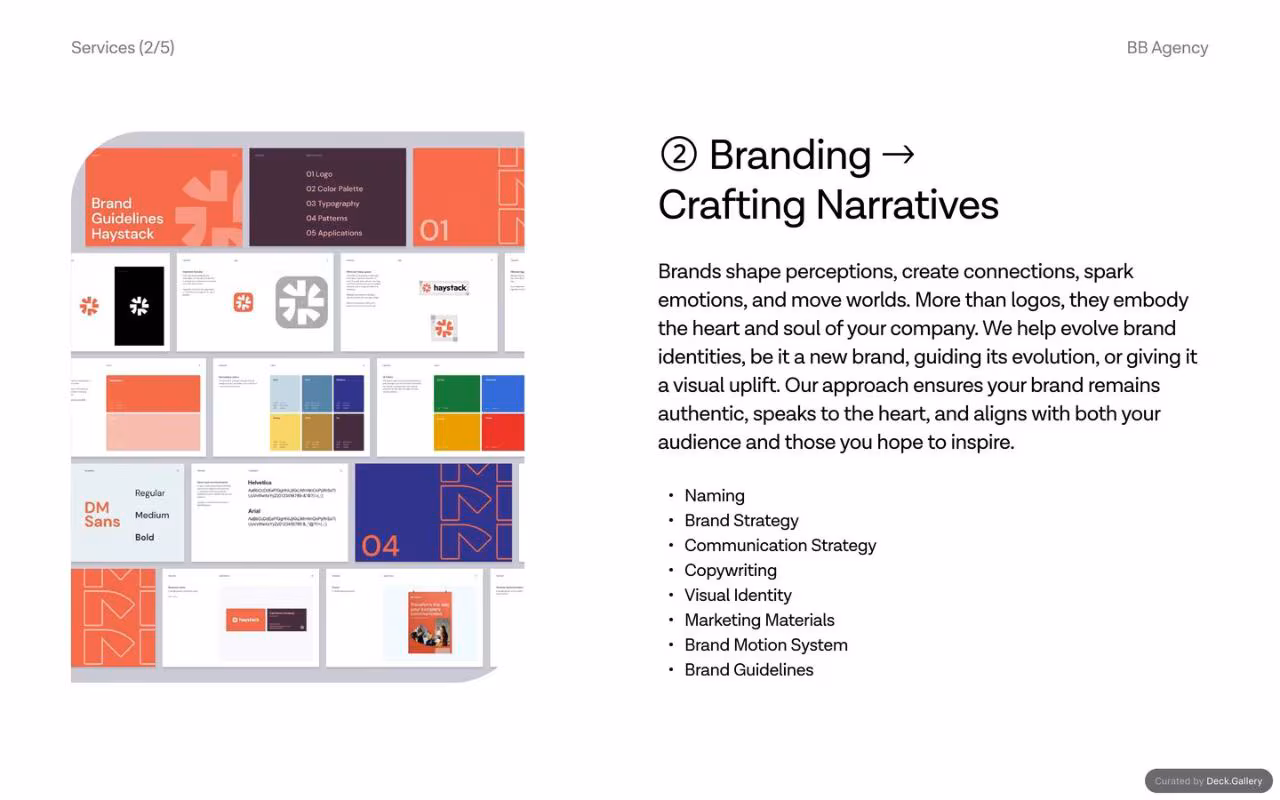 BB Agency Company Deck, slide 13