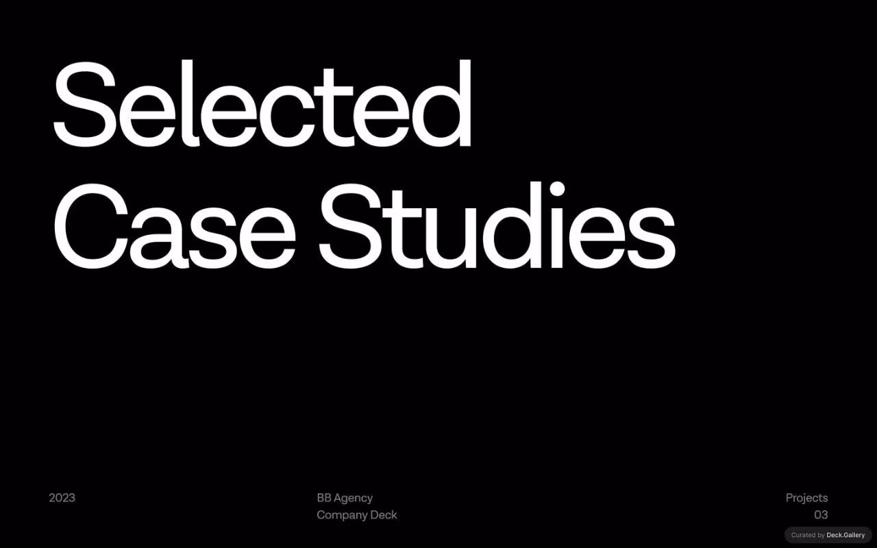BB Agency Company Deck, slide 20