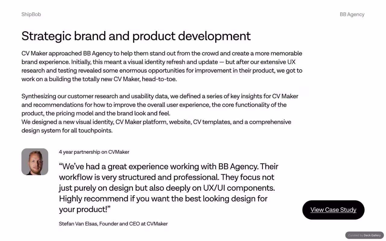 BB Agency Company Deck, slide 39