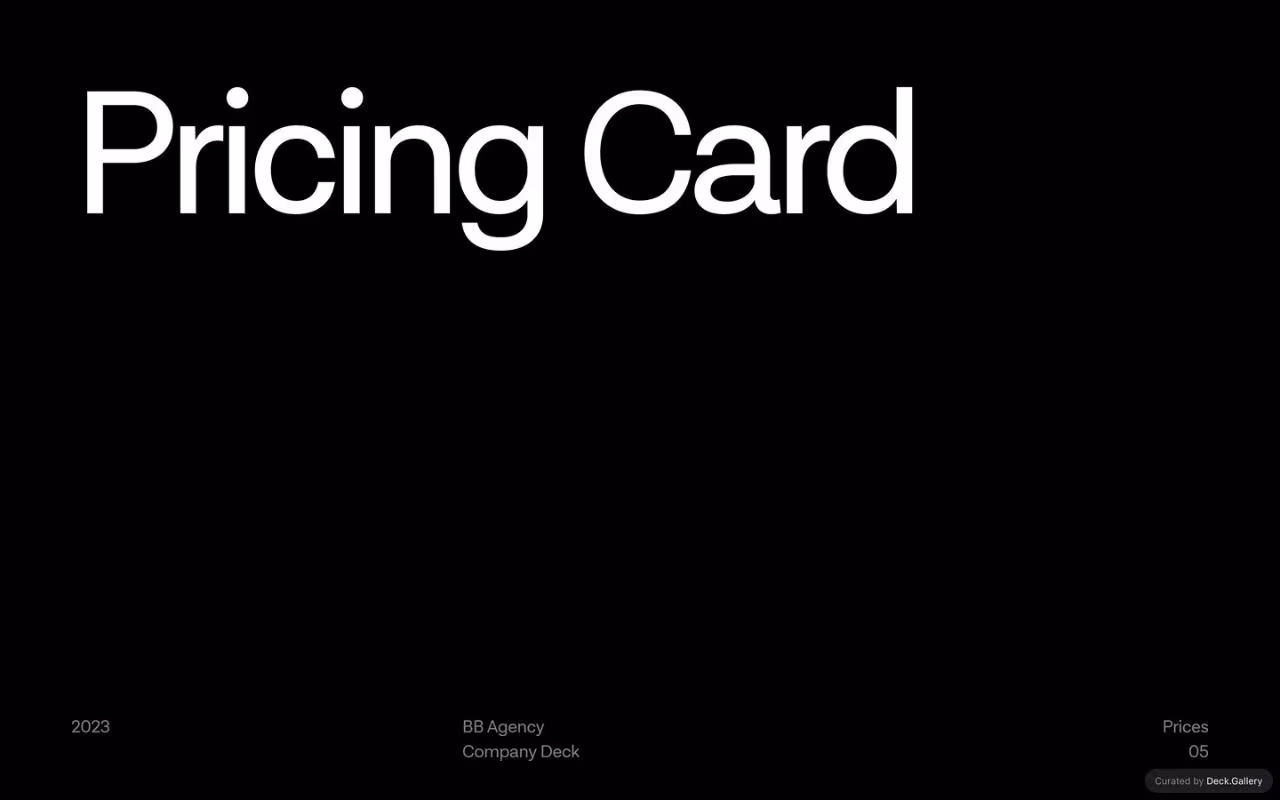 BB Agency Company Deck, slide 47