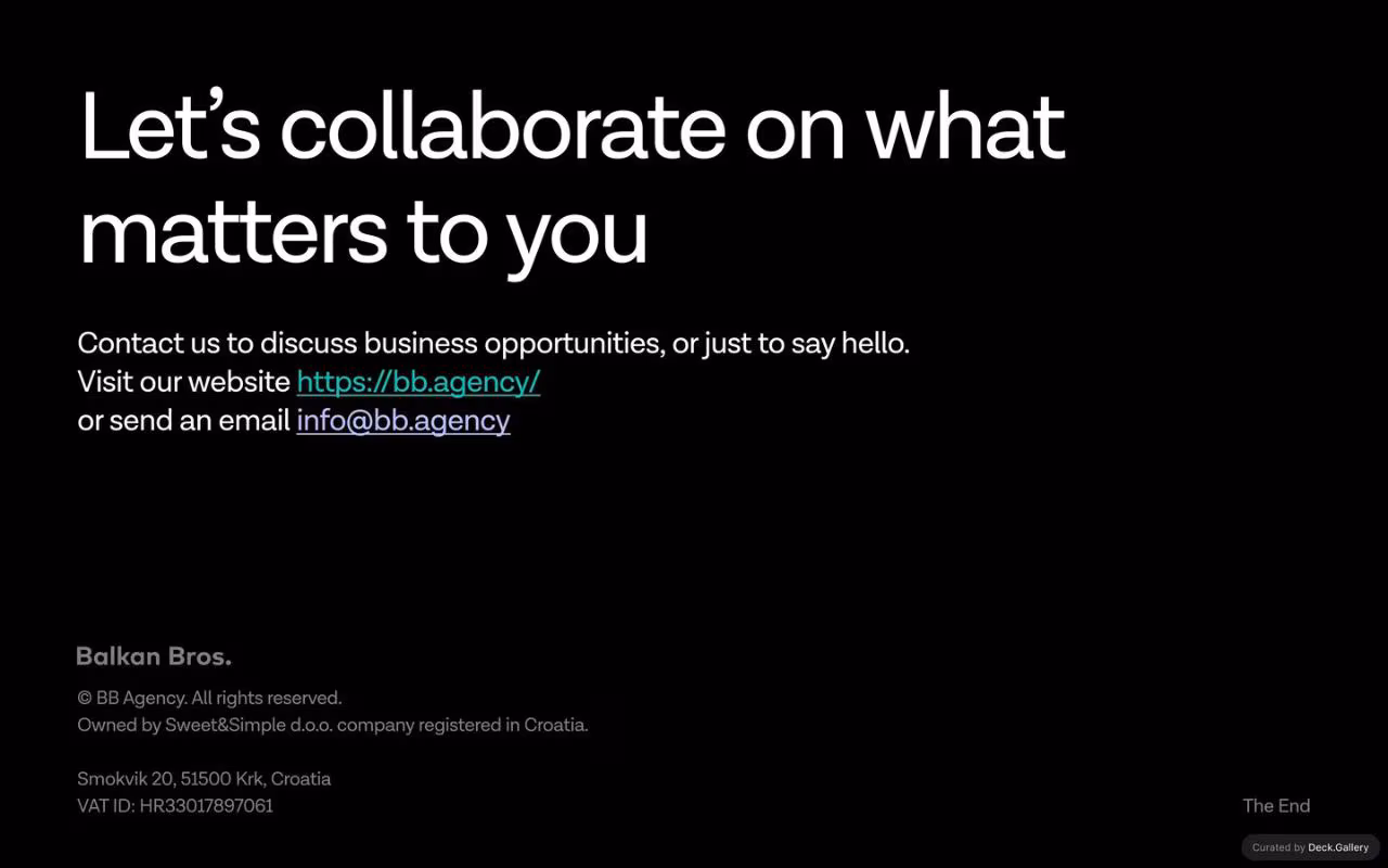 BB Agency Company Deck, slide 49