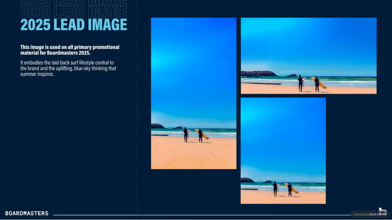 Boardmasters Brand Guidelines 2025, slide 12