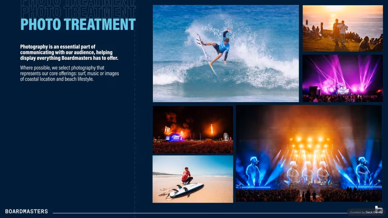 Boardmasters Brand Guidelines 2025, slide 13