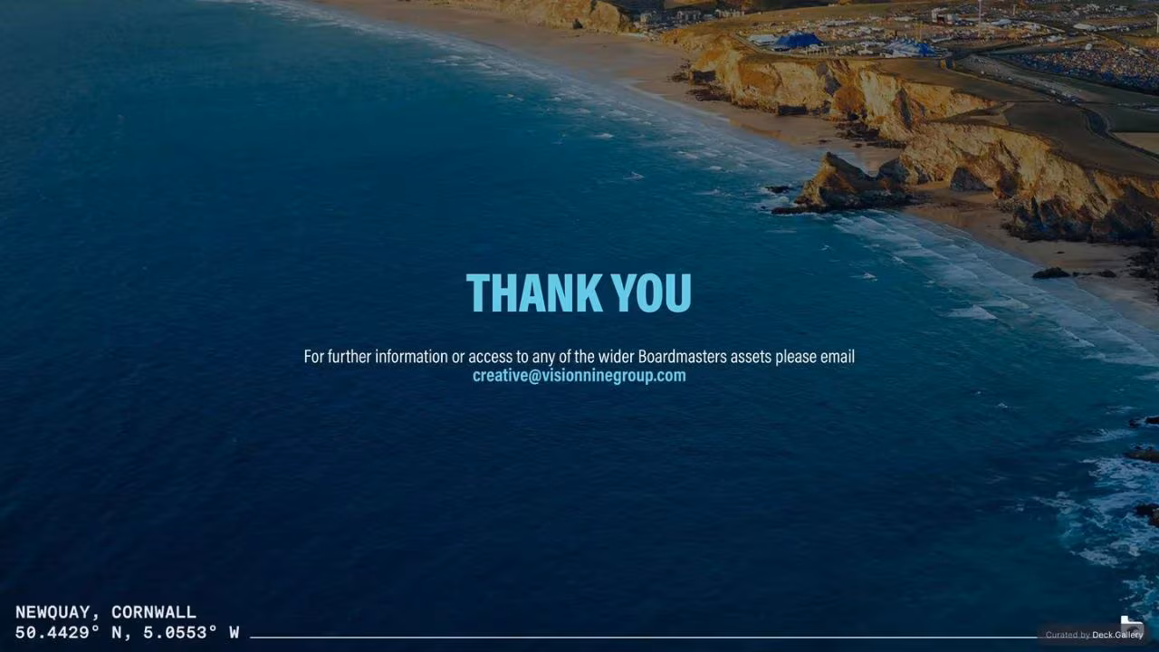 Boardmasters Brand Guidelines 2025, slide 15