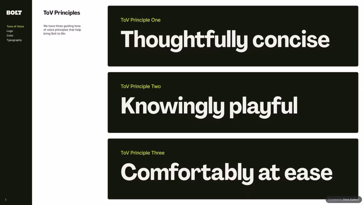 Bolt Brand Guidelines 2024, page 3