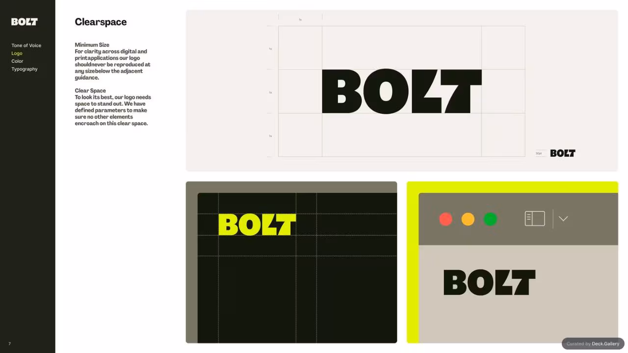Bolt Brand Guidelines 2024, slide 7