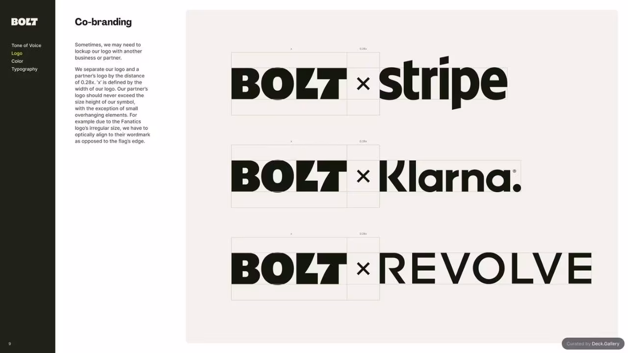 Bolt Brand Guidelines 2024, slide 9