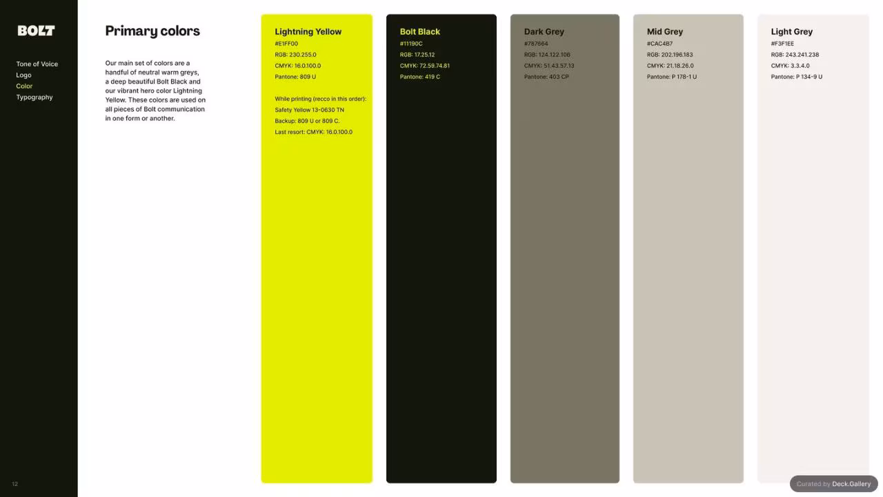 Bolt Brand Guidelines 2024, page 12
