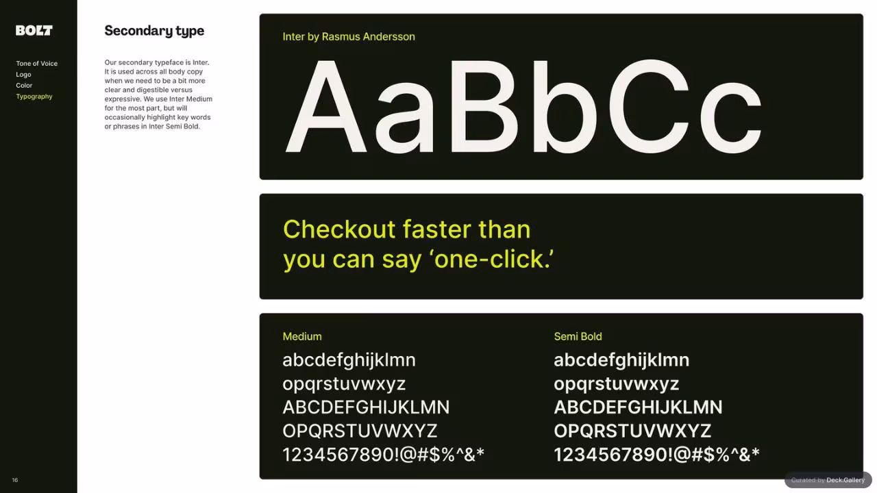 Bolt Brand Guidelines 2024, slide 16