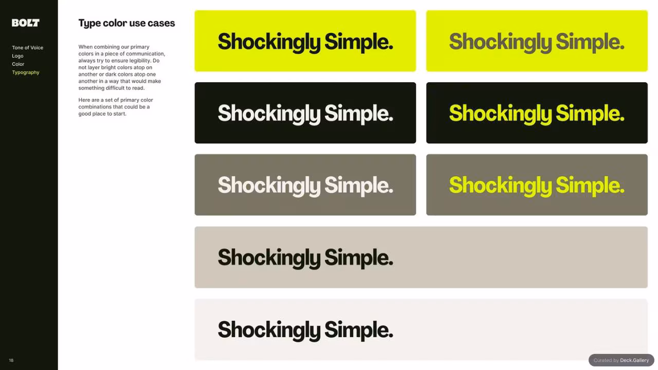 Bolt Brand Guidelines 2024, slide 18