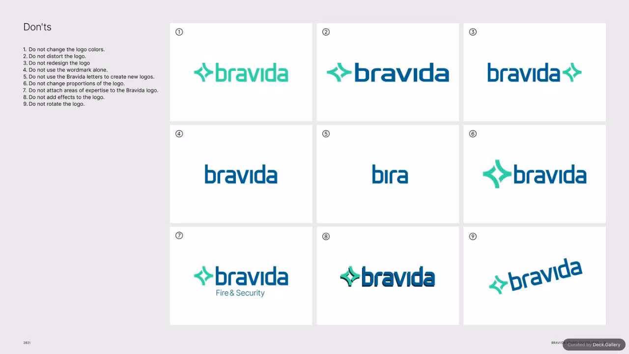 Bravida Brand Guidelines 2021, slide 9