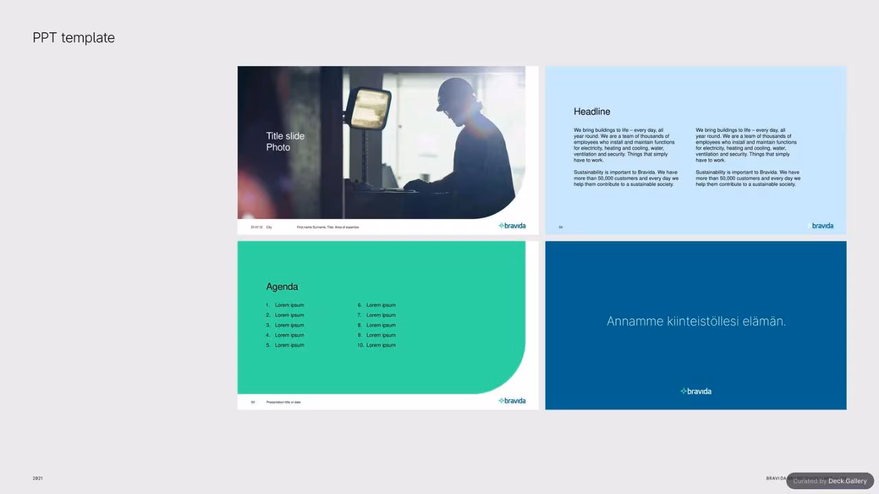 Bravida Brand Guidelines 2021, slide 113