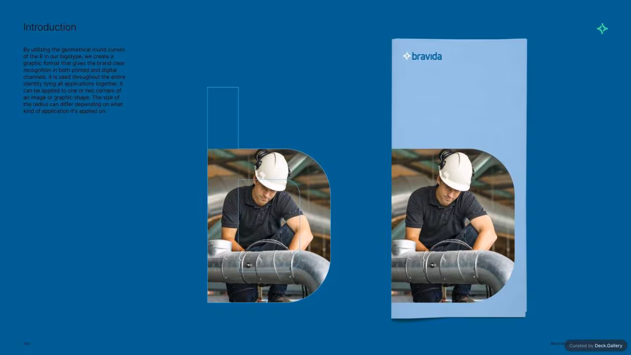 Bravida Brand Guidelines 2021, slide 34