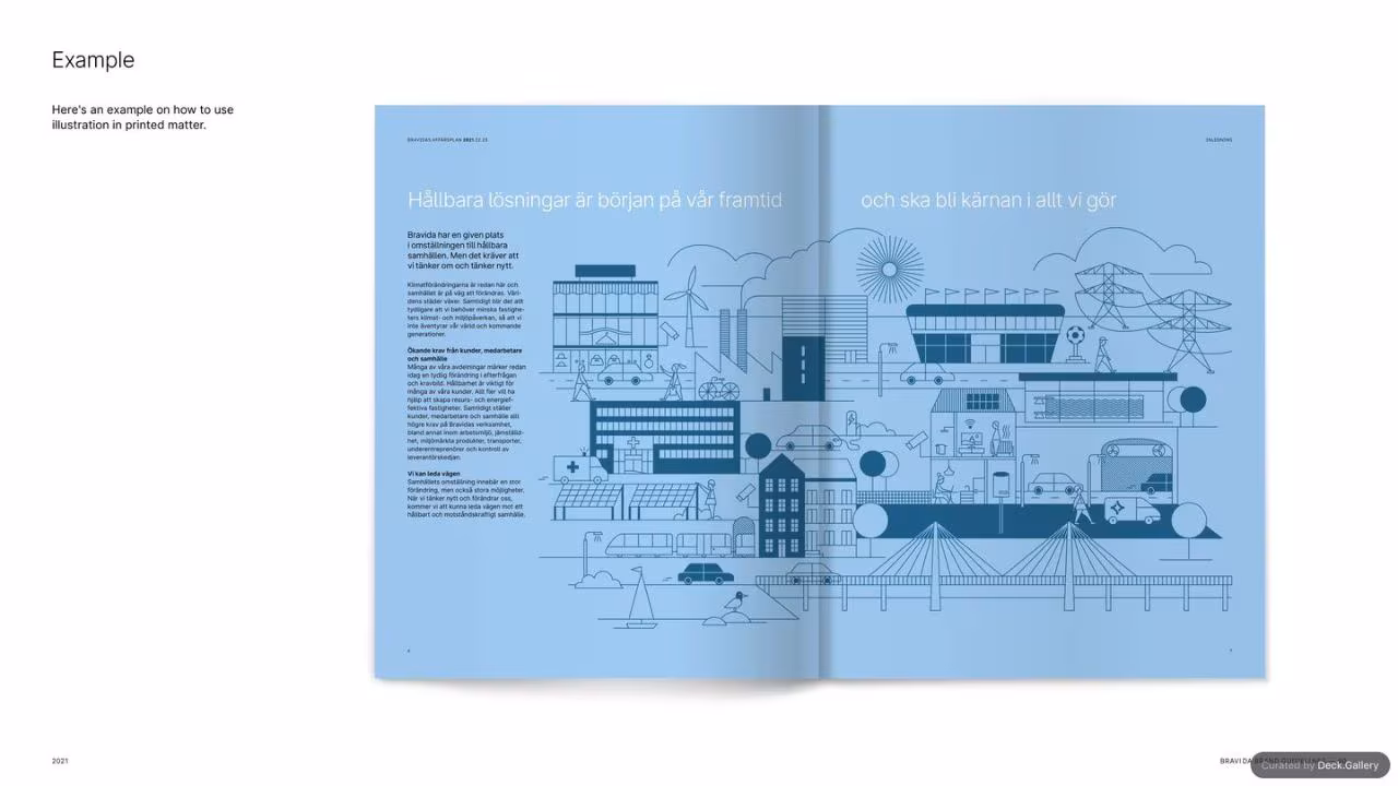 Bravida Brand Guidelines 2021, slide 40