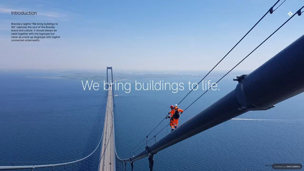 Bravida Brand Guidelines 2021, slide 48