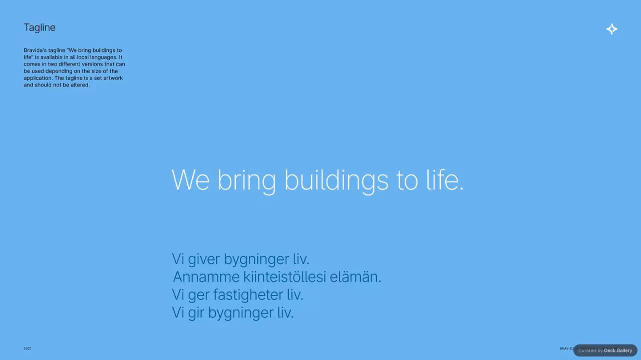 Bravida Brand Guidelines 2021, slide 49